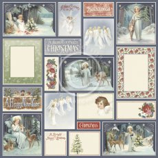 PD30014 Papier jednostronny 30,5x30,5cm  - A Christmas to Remember-Angels all around