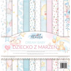 PH_DZM00set Dziecko z marzeń -Zestaw papierów do scrapbookingu 30x30 cm - Paper Heaven 