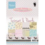 PK9110 Zestaw papierów A5-Twins sets and pearls
