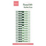 PL4522 Enamel dots - Zielone kropki
