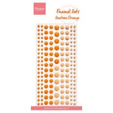 PL4527 Enamel dots -  Odcień żółtego i pomarańczowego - kropki