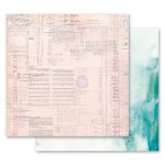 PM849290 Papier dwustronny metaliczny 30,5x30,5cm - Misty Rose - The Untold Story