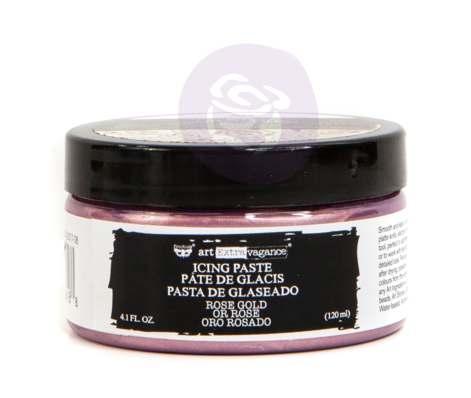  PM966188 Pasta - Finnabair Art Extravagance Icing Paste - Prima-rose gold