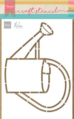  PS8113 Maska Marianne Design - Craft stencil - A5 - WATERING CAN BY MARLEEN