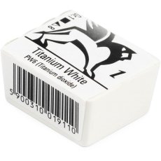 RENAKWARELE-01- akwarele w kostkach - Titanium White - biel tytanowa