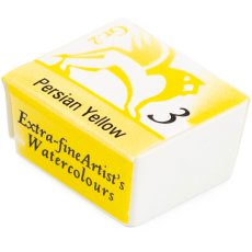 RENAKWARELE-03- akwarele w kostkach - Persian yellow - żółła perska