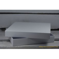RzP-020 Pudełko pełne, niskie na kartkę - białe - 15x15x2,5