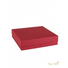 RZP-109 Pudełko pełne,wysokie kwadratowe -czerwone