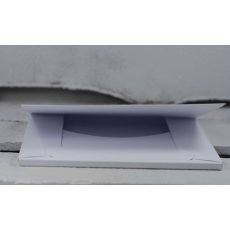 RZP-163 Pudełko na kartkę - białe - 10,5x15x0,6cm
