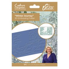 S-SQ-EF4-WIJO  Folder do embossingu - Sara Signature The Snow Queen 2D Embossing Folder - Winter Journey