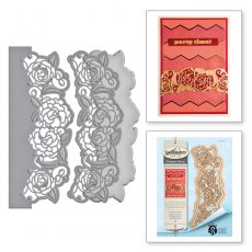 S4-691 Wykrojniki Spellbinders- SHAPEABILITIES CAMELLIA BORDER-border