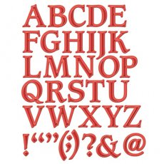 S6-009  Font One - Uppercase