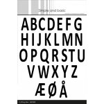 SBD082 Wykrojnik Simple and Basic-alfabet XXL