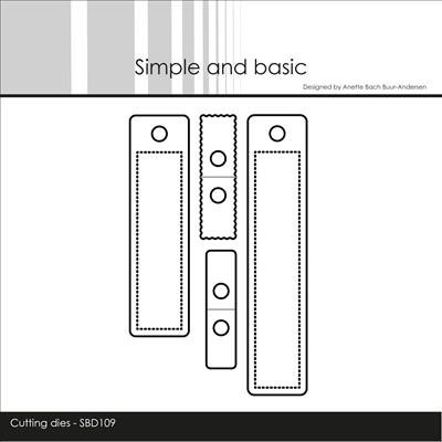  SBD109 Wykrojnik Simple and Basic - małe tagi