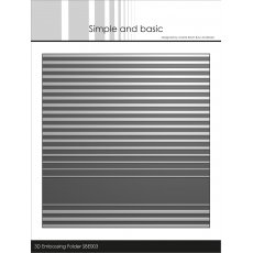 SBE003 Folder do embossingu 3D ( 150x150 mm ) - paski