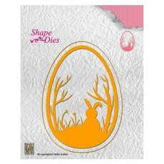 SD125  Wykrojniki Nellie's Choice • Shape Die Easter Egg  - Pisanka / Wielkanocne jajo