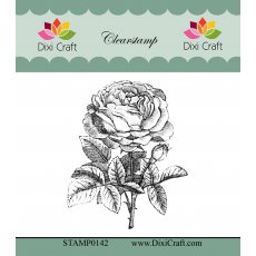 STAMP0142 Stemple Dixi Craft - Botanical Collection-róża 1