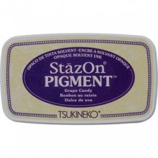 SZ-PIG-011 Poduszka z tuszem pigmentowym  StazOn -  "Grape Candy"