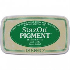 SZ-PIG-051 Poduszka z tuszem pigmentowym  StazOn - "Shamrock Green"