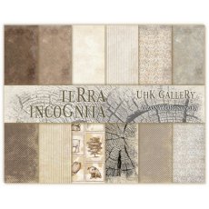 Terra Incognita-zestaw papierów 30,5x30,5 UHK Gallery + 2 paski