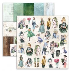 UHK-CG_ok Cottage Girl - okładka z elementami do wycinania 30,5 x 30,5 cm 