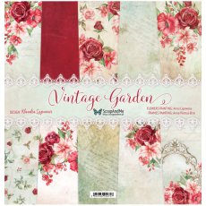VG-15 Zestaw Papierów VINTAGE GARDEN ScrapAndMe 30,5X30,5CM