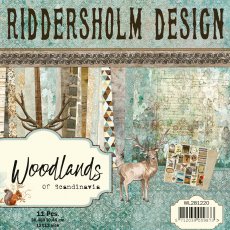 WL281220 Zestaw papierów 30,5x30,5cm Riddersolm Design-Woodlands